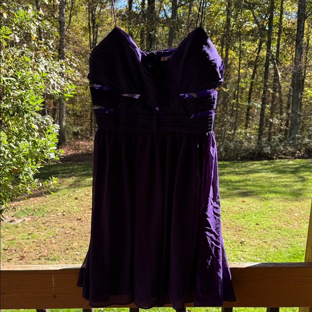 Soprano Purple Backless Dress Great For Prom Or A Wedding